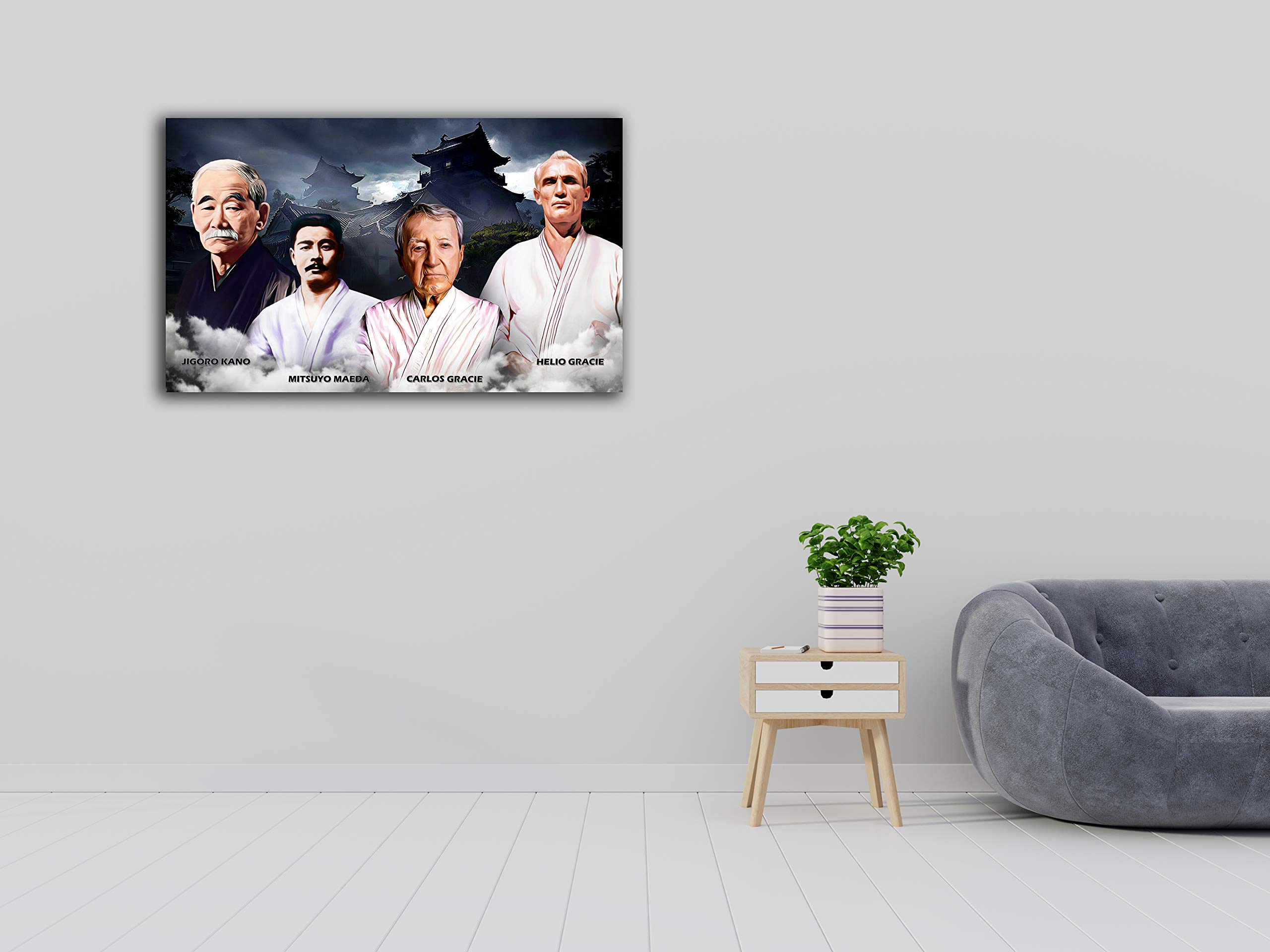 Amazon.com: purenet Jiu-Jitsu Pioneers Canvas Wall Art
